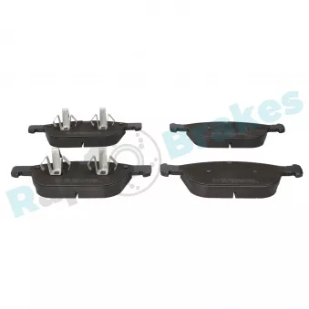 Jeu de 4 plaquettes de frein avant RAP BRAKES R-P0691
