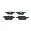 Jeu de 4 plaquettes de frein avant RAP BRAKES R-P0693 - Visuel 1