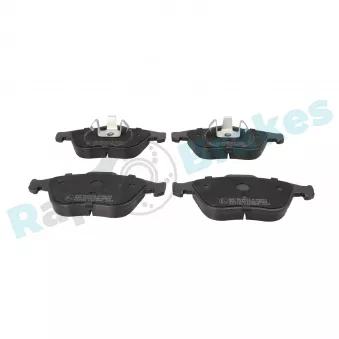 Jeu de 4 plaquettes de frein avant RAP BRAKES R-P0693