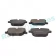 Jeu de 4 plaquettes de frein arrière RAP BRAKES R-P0694 - Visuel 2