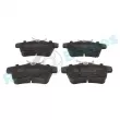 Jeu de 4 plaquettes de frein arrière RAP BRAKES R-P0698 - Visuel 1