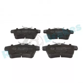 Jeu de 4 plaquettes de frein arrière RAP BRAKES R-P0698