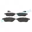 Jeu de 4 plaquettes de frein avant RAP BRAKES R-P0699 - Visuel 1