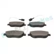 Jeu de 4 plaquettes de frein avant RAP BRAKES R-P0699 - Visuel 3
