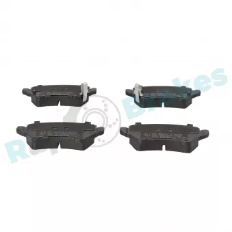 Jeu de 4 plaquettes de frein arrière RAP BRAKES R-P0700