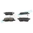 Jeu de 4 plaquettes de frein arrière RAP BRAKES R-P0700 - Visuel 2
