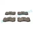 Jeu de 4 plaquettes de frein avant RAP BRAKES R-P0703 - Visuel 3