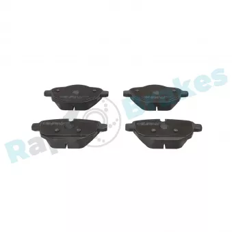 Jeu de 4 plaquettes de frein arrière RAP BRAKES R-P0708