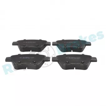 Jeu de 4 plaquettes de frein arrière RAP BRAKES R-P0709