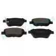 Jeu de 4 plaquettes de frein avant RAP BRAKES R-P0710 - Visuel 1