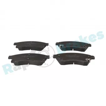Jeu de 4 plaquettes de frein avant RAP BRAKES R-P0711