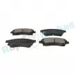 Jeu de 4 plaquettes de frein avant RAP BRAKES R-P0711 - Visuel 2