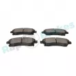 Jeu de 4 plaquettes de frein avant RAP BRAKES R-P0711 - Visuel 3