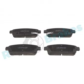 Jeu de 4 plaquettes de frein arrière RAP BRAKES R-P0712