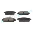 Jeu de 4 plaquettes de frein arrière RAP BRAKES R-P0712 - Visuel 2