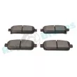 Jeu de 4 plaquettes de frein arrière RAP BRAKES R-P0712 - Visuel 3