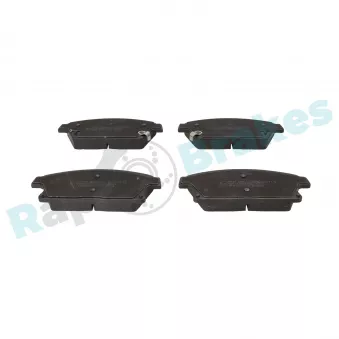 Jeu de 4 plaquettes de frein avant RAP BRAKES R-P0713