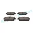 Jeu de 4 plaquettes de frein avant RAP BRAKES R-P0713 - Visuel 3