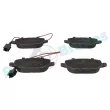 Jeu de 4 plaquettes de frein arrière RAP BRAKES R-P0717 - Visuel 1