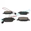 Jeu de 4 plaquettes de frein arrière RAP BRAKES R-P0717 - Visuel 2