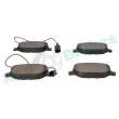 Jeu de 4 plaquettes de frein arrière RAP BRAKES R-P0717 - Visuel 3