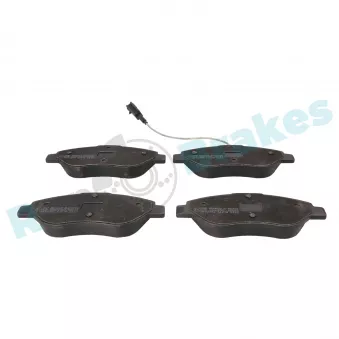 Jeu de 4 plaquettes de frein avant RAP BRAKES R-P0720