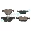 Jeu de 4 plaquettes de frein arrière RAP BRAKES R-P0722 - Visuel 2