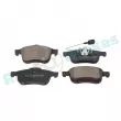 Jeu de 4 plaquettes de frein avant RAP BRAKES R-P0726 - Visuel 2