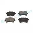 Jeu de 4 plaquettes de frein arrière RAP BRAKES R-P0728 - Visuel 2
