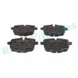 Jeu de 4 plaquettes de frein arrière RAP BRAKES R-P0730 - Visuel 1