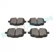 Jeu de 4 plaquettes de frein arrière RAP BRAKES R-P0730 - Visuel 3
