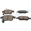 Jeu de 4 plaquettes de frein avant RAP BRAKES R-P0734 - Visuel 3