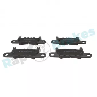 Jeu de 4 plaquettes de frein arrière RAP BRAKES R-P0735