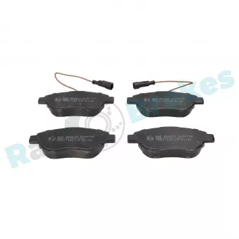 Jeu de 4 plaquettes de frein avant RAP BRAKES R-P0738