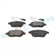 Jeu de 4 plaquettes de frein avant RAP BRAKES R-P0738 - Visuel 2