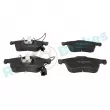 Jeu de 4 plaquettes de frein avant RAP BRAKES R-P0740 - Visuel 1