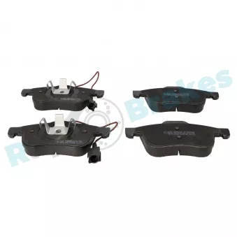 Jeu de 4 plaquettes de frein avant RAP BRAKES R-P0740