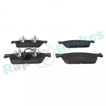 Jeu de 4 plaquettes de frein avant RAP BRAKES R-P0746