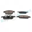 Jeu de 4 plaquettes de frein avant RAP BRAKES R-P0746 - Visuel 2