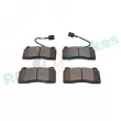 Jeu de 4 plaquettes de frein avant RAP BRAKES R-P0747 - Visuel 3