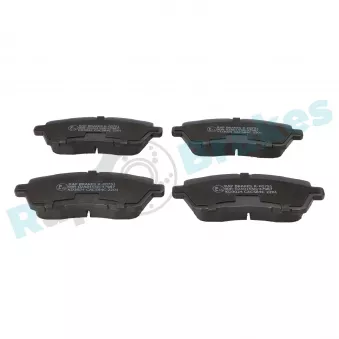 Jeu de 4 plaquettes de frein avant RAP BRAKES R-P0751