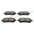Jeu de 4 plaquettes de frein avant RAP BRAKES R-P0751 - Visuel 3