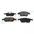 Jeu de 4 plaquettes de frein avant RAP BRAKES R-P0754 - Visuel 2