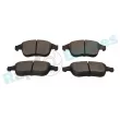 Jeu de 4 plaquettes de frein avant RAP BRAKES R-P0754 - Visuel 3