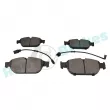 Jeu de 4 plaquettes de frein avant RAP BRAKES R-P0755 - Visuel 3