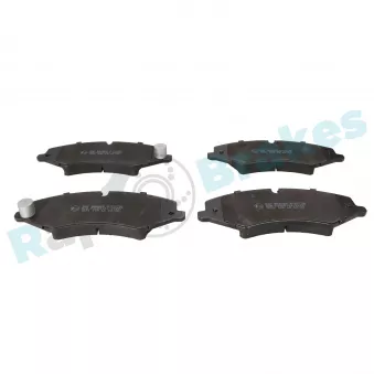 Jeu de 4 plaquettes de frein avant RAP BRAKES R-P0756