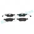 Jeu de 4 plaquettes de frein avant RAP BRAKES R-P0757 - Visuel 1