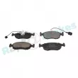 Jeu de 4 plaquettes de frein avant RAP BRAKES R-P0757 - Visuel 2