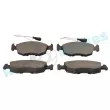 Jeu de 4 plaquettes de frein avant RAP BRAKES R-P0758 - Visuel 3