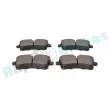 Jeu de 4 plaquettes de frein arrière RAP BRAKES R-P0760 - Visuel 3